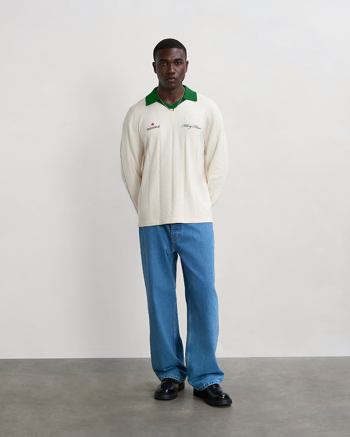 Filling Pieces Knit Jersey Heineken maillot Antique White