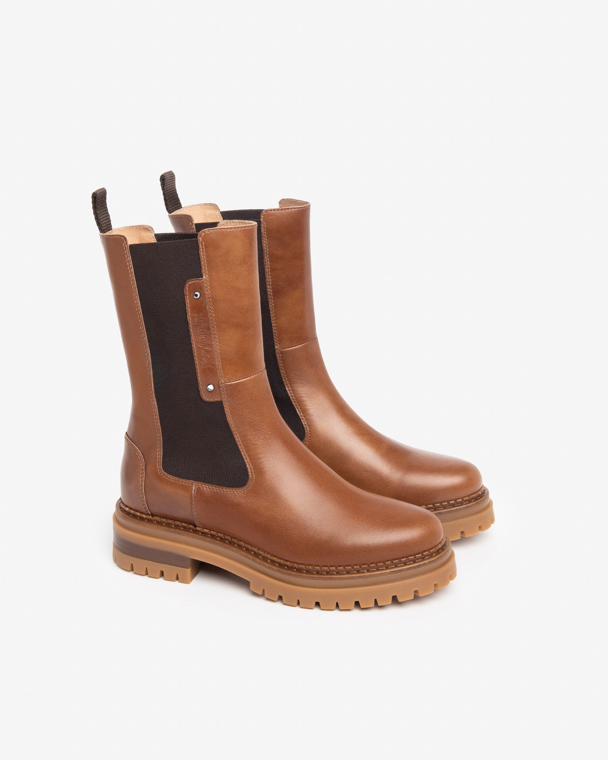 NeroGiardini Bottines Chelsea cuir femme automne-hiver