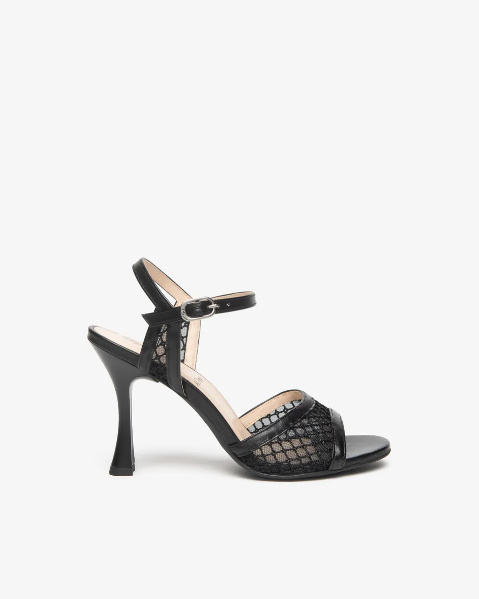 NeroGiardini Sandales Femme Cuir Toile Premium