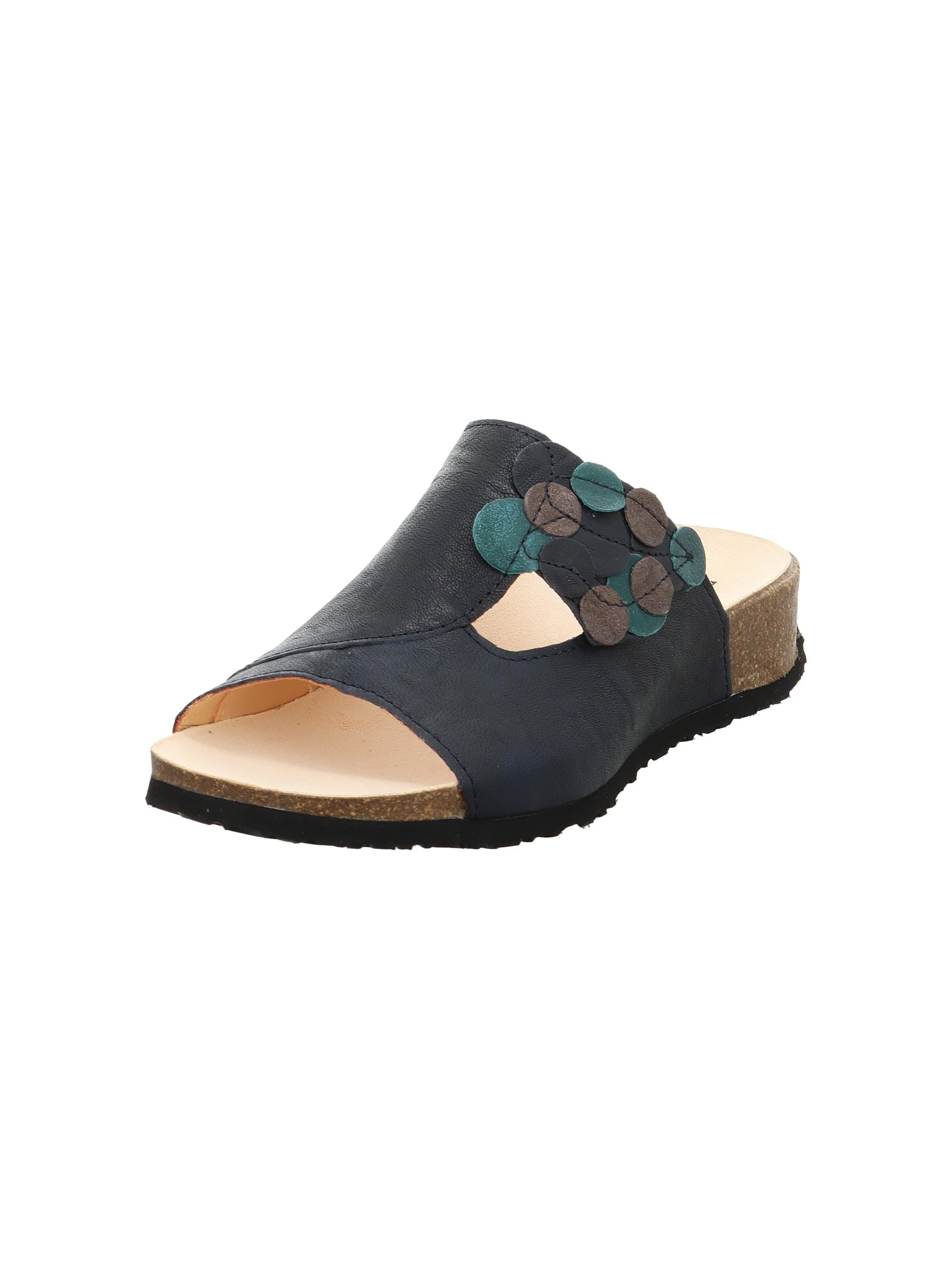 Think Mizzi mules femme cuir noir doublure cuir