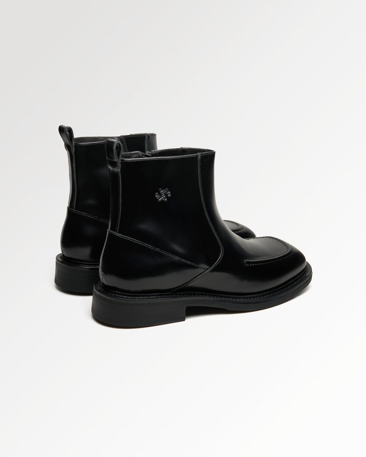 Filling Pieces Shaft Boot Polido bottes cuir noir