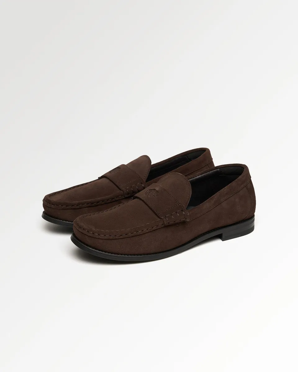 Filling Pieces Lux Loafer mocassins marron daim