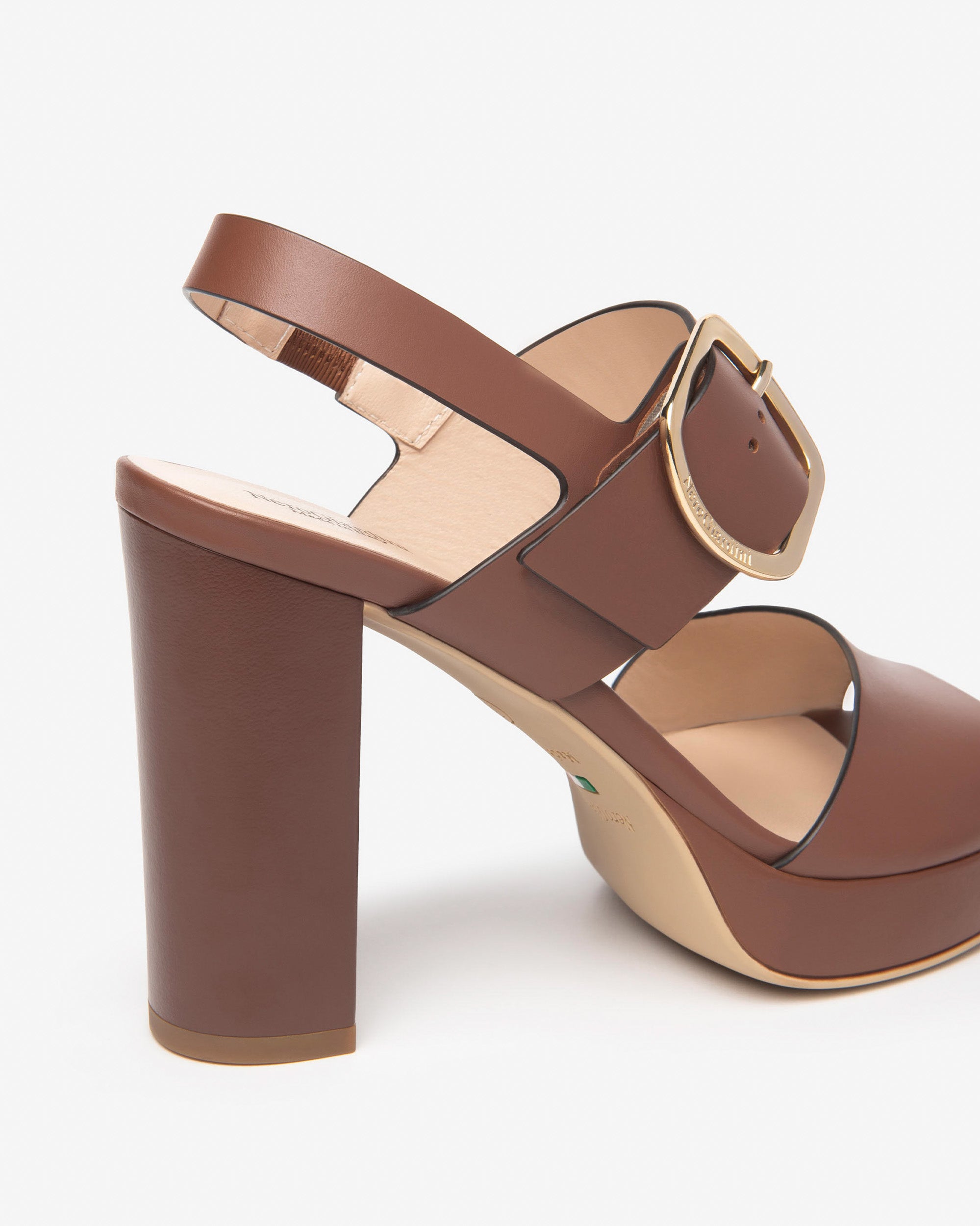NeroGiardini Sandales Cuir Sandale Femme Été Confort