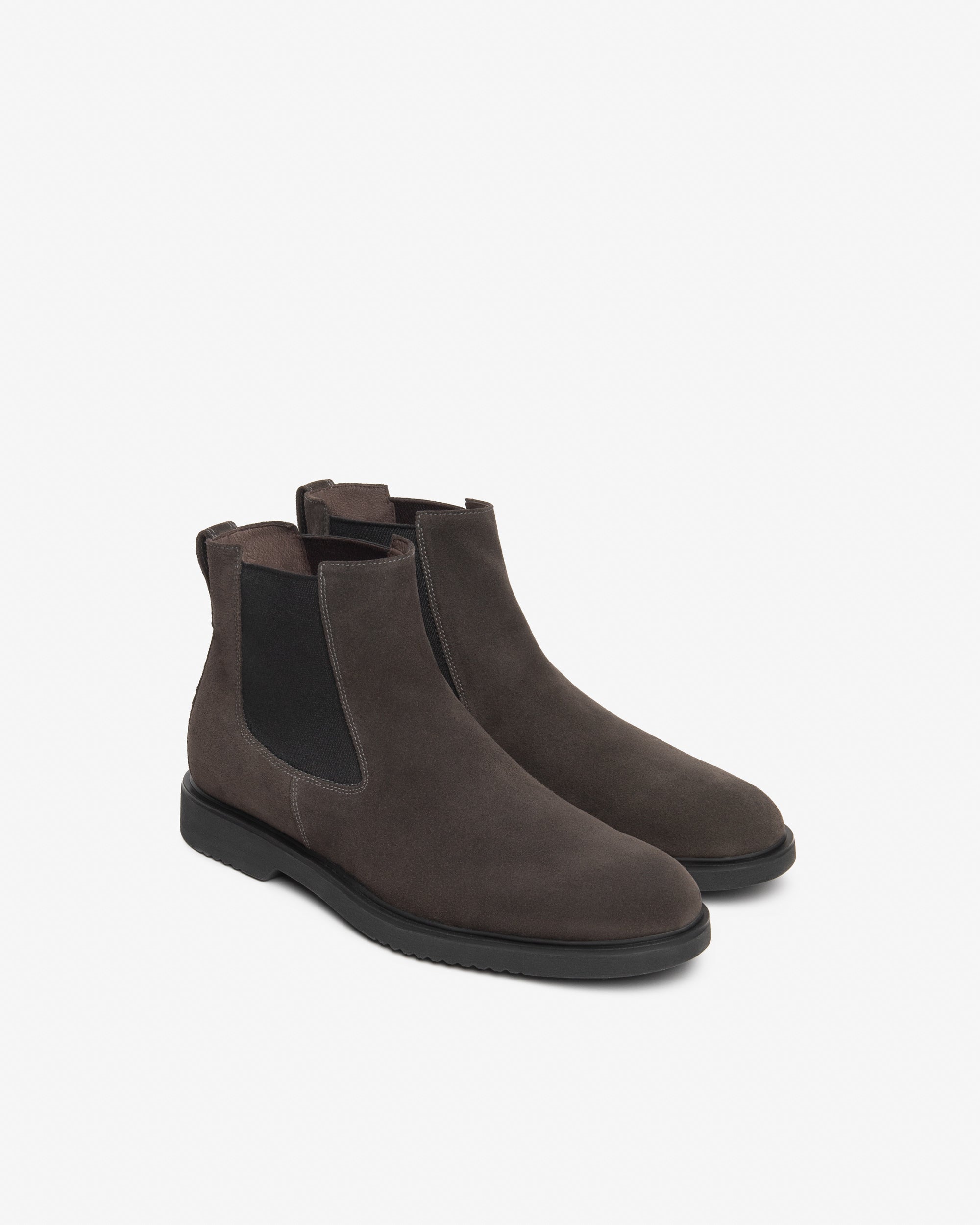 Nerogiardini Chelsea homme daim doublure cuir