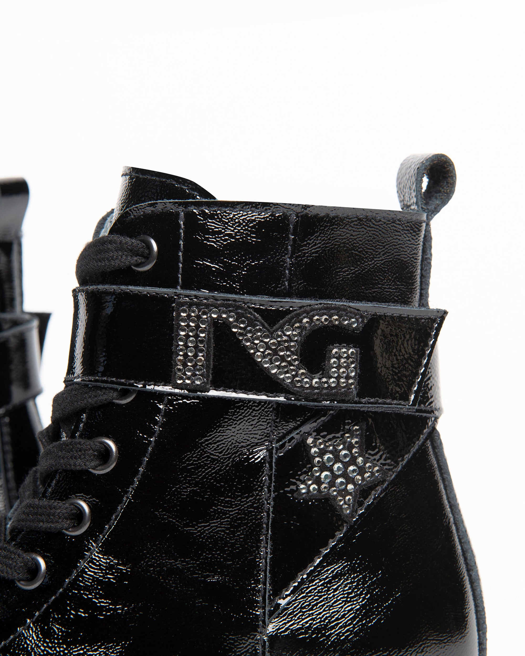 Nerogiardini Bottines Teens Bottes Vernis 32 Strass