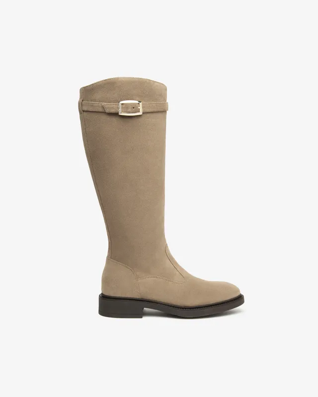 NeroGiardini Bottes Femme Cuir Velours Confort Italie