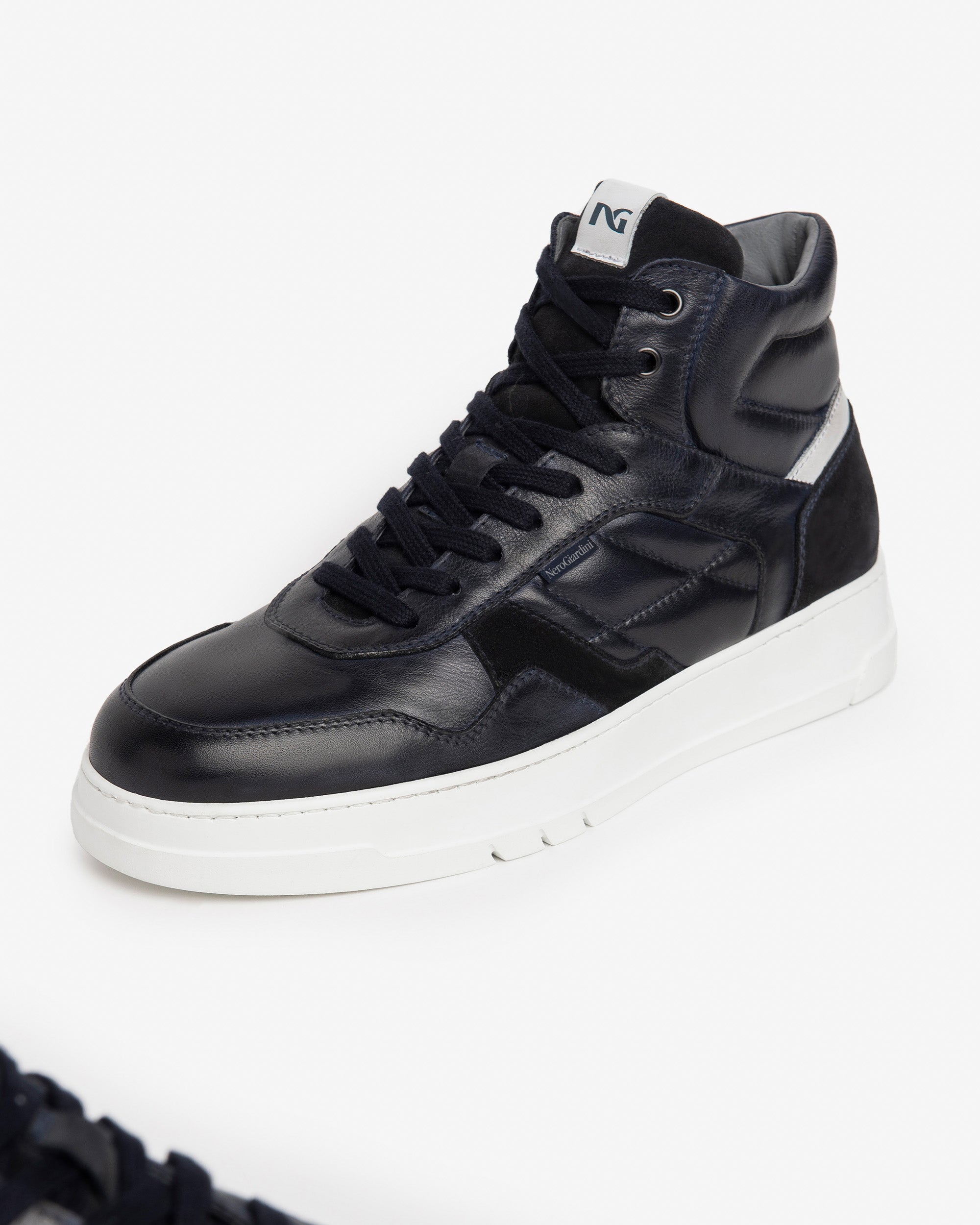 NeroGiardini Sneakers Montantes Homme Cuir DryGo