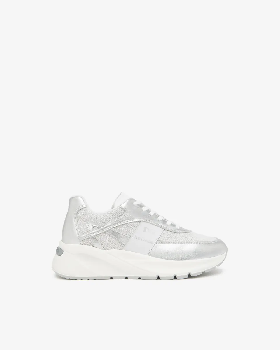 Nerogiardini Sneakers Femme Cuir Tissu Memory Été