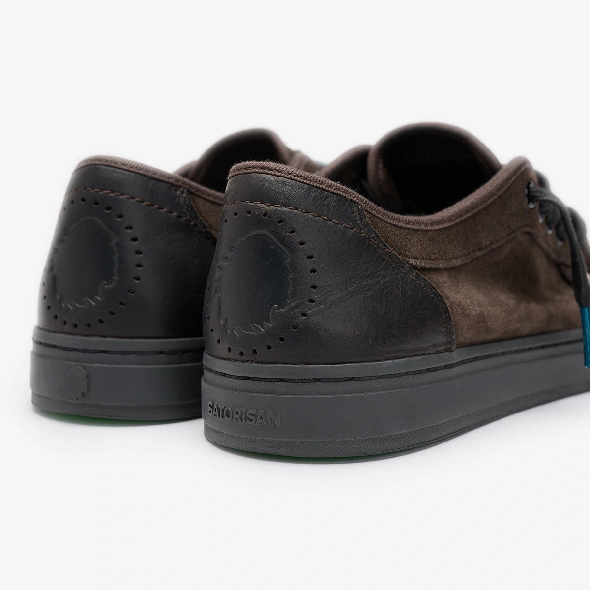 Satorisan Heisei Suede baskets Muddy Path cuir