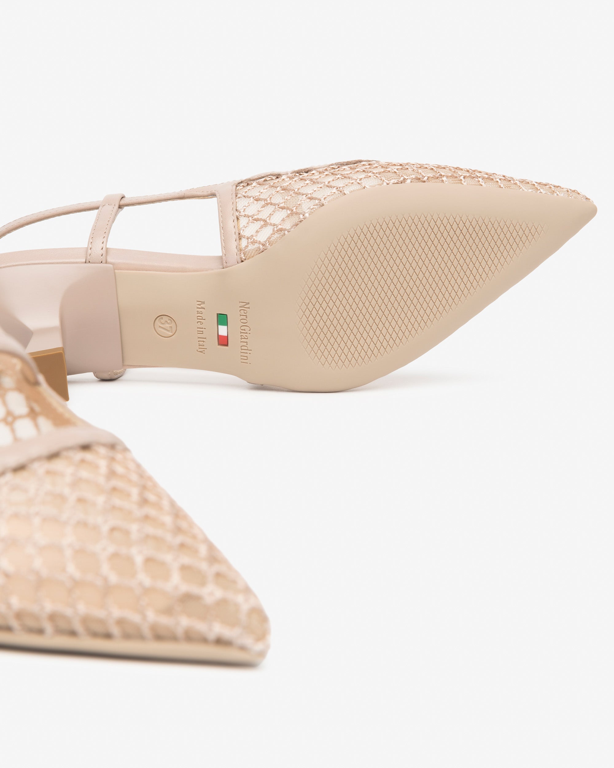 Nerogiardini Slingbacks Femme Cuir Toile Bureau 38