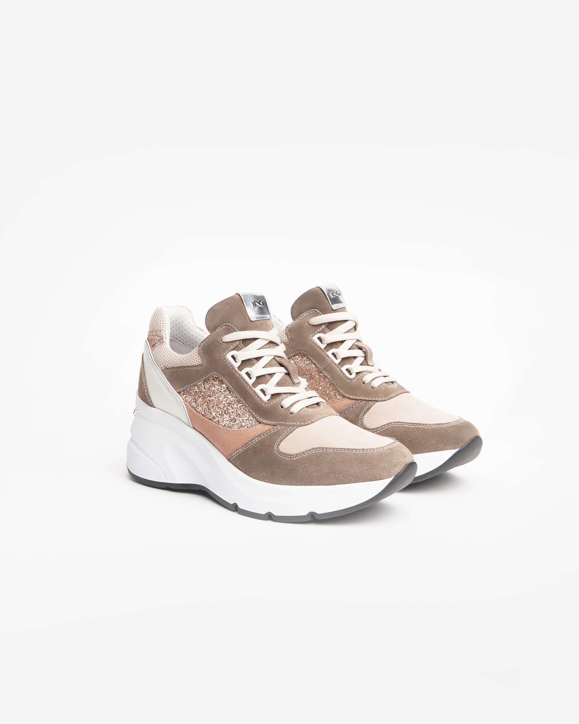 Nerogiardini Sneakers Femme Daim Cuir Toile DryGo