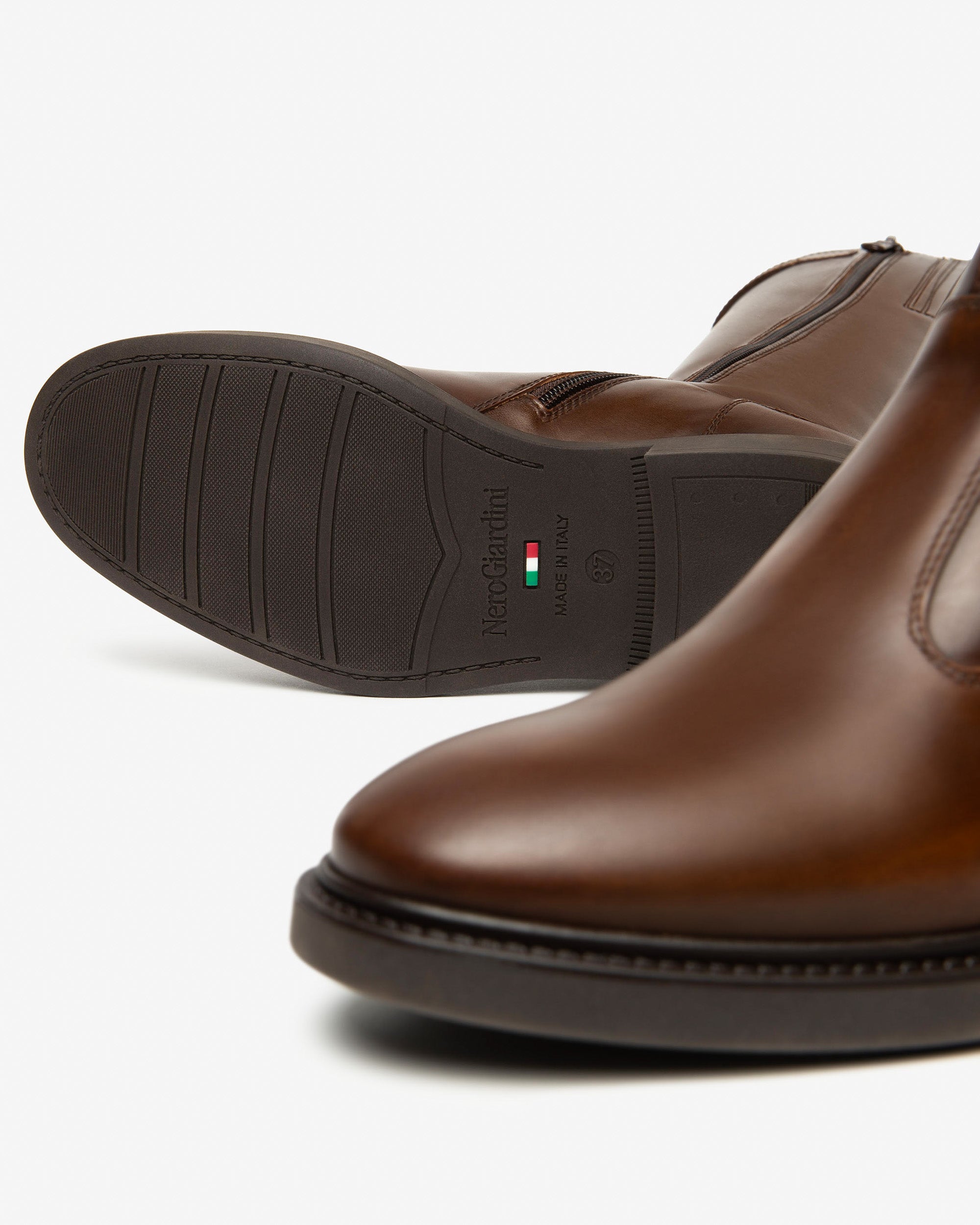 NeroGiardini Bottes femme cuir 38 made in Italy