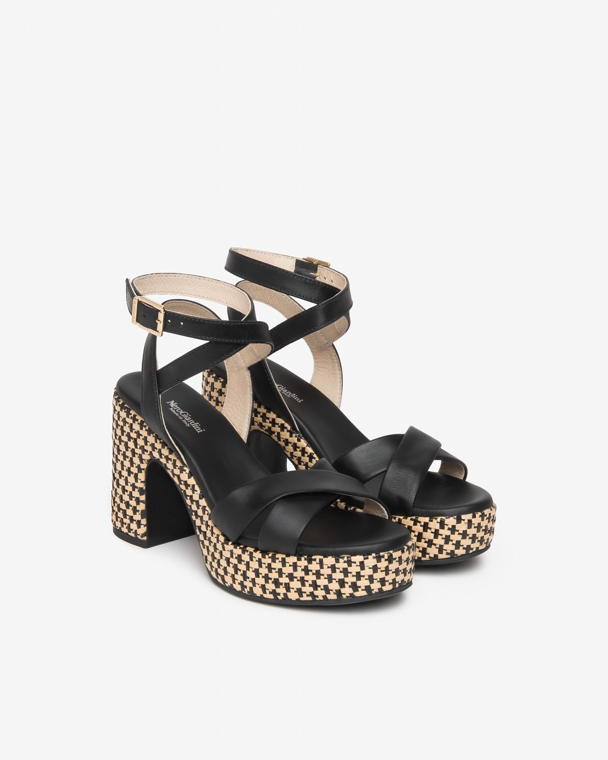 NeroGiardini Sandales Femme Cuir 38 Nu-Pieds Été