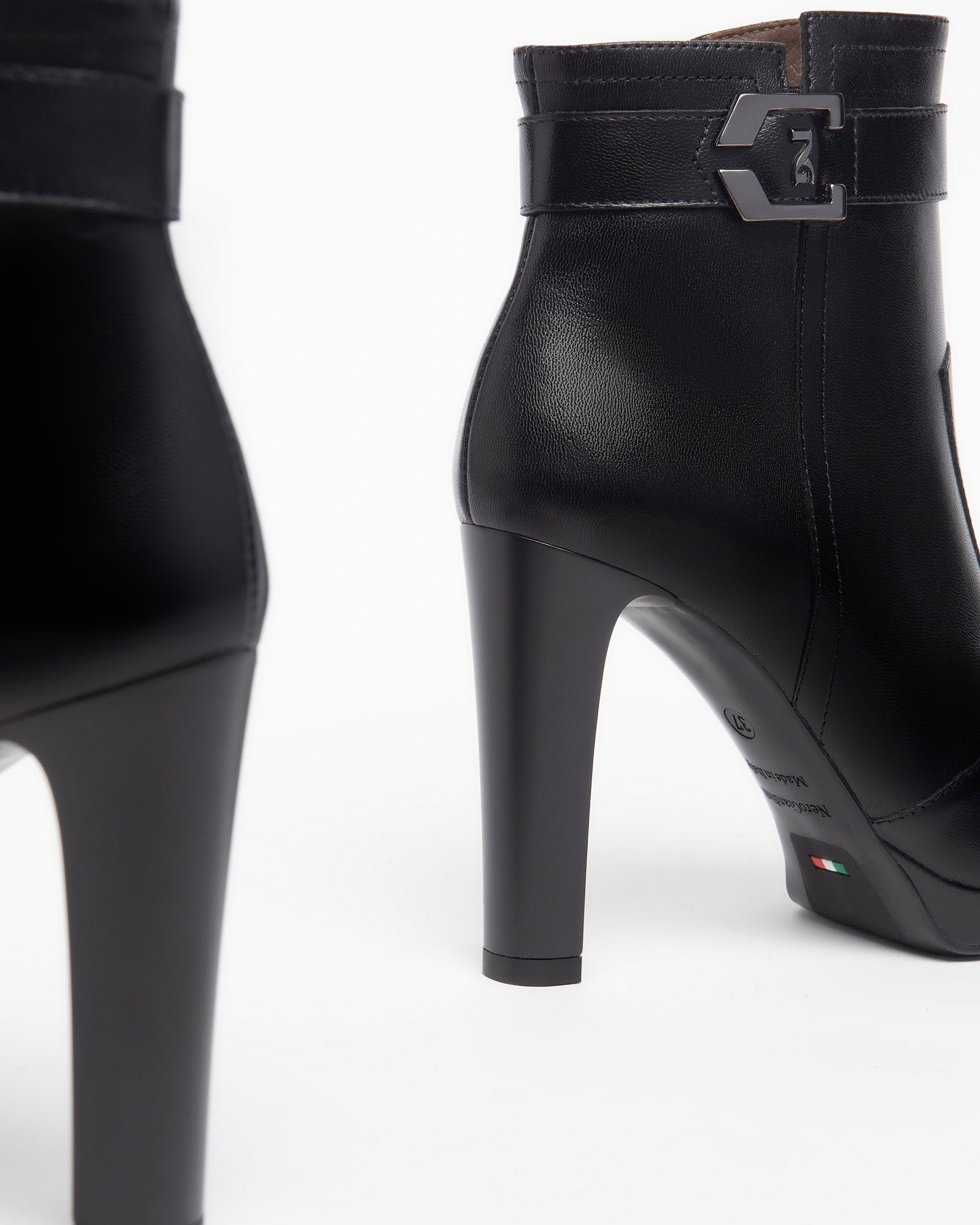 Nerogiardini Bottines Bottines Femme Cuir Confort Ville