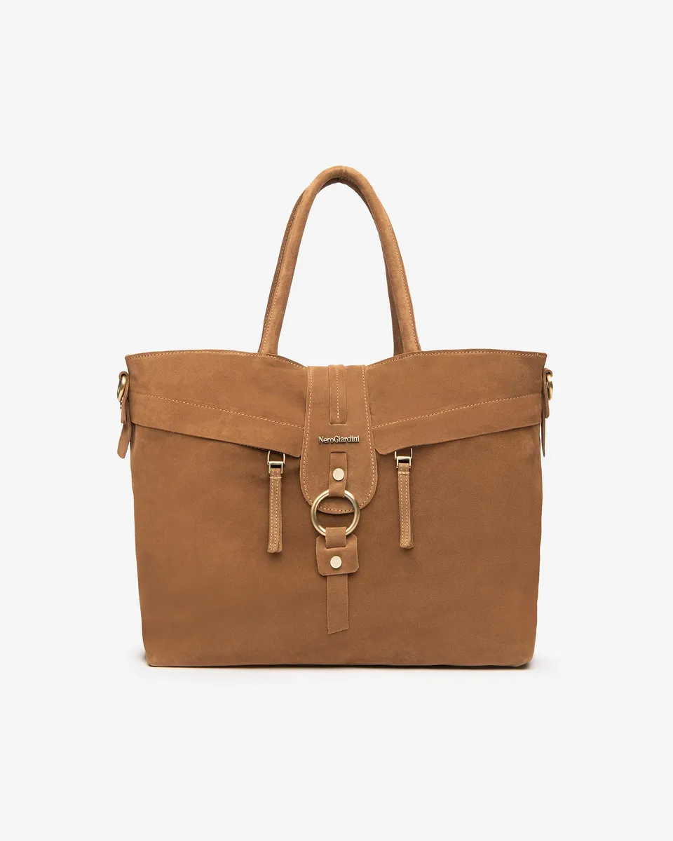 NeroGiardini Sacs cabas femme cuir velours