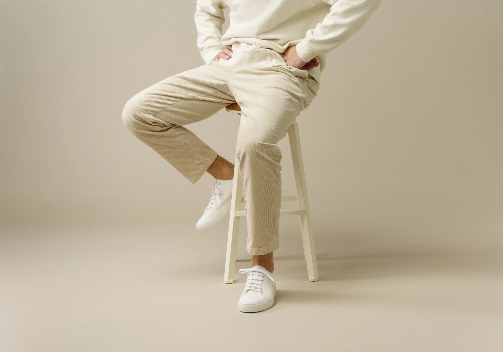 JAK Glove baskets toile blanche vegan