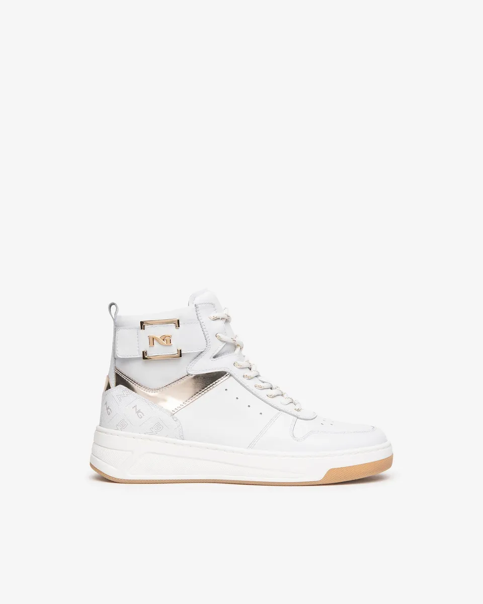 NeroGiardini Sneakers Cuir Femme Montantes Glam
