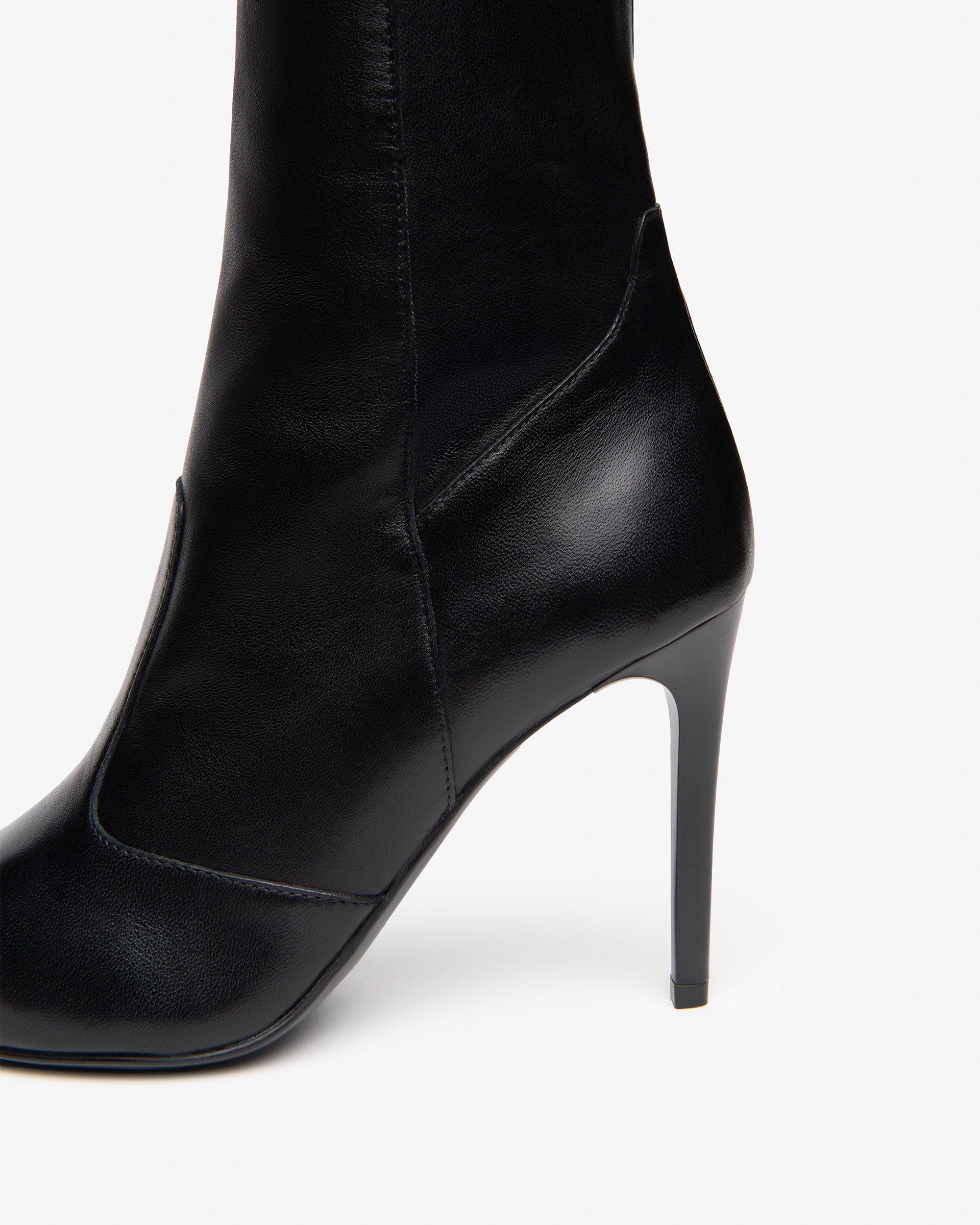 NeroGiardini Bottes Femme Cuir Talon 95 mm Zip