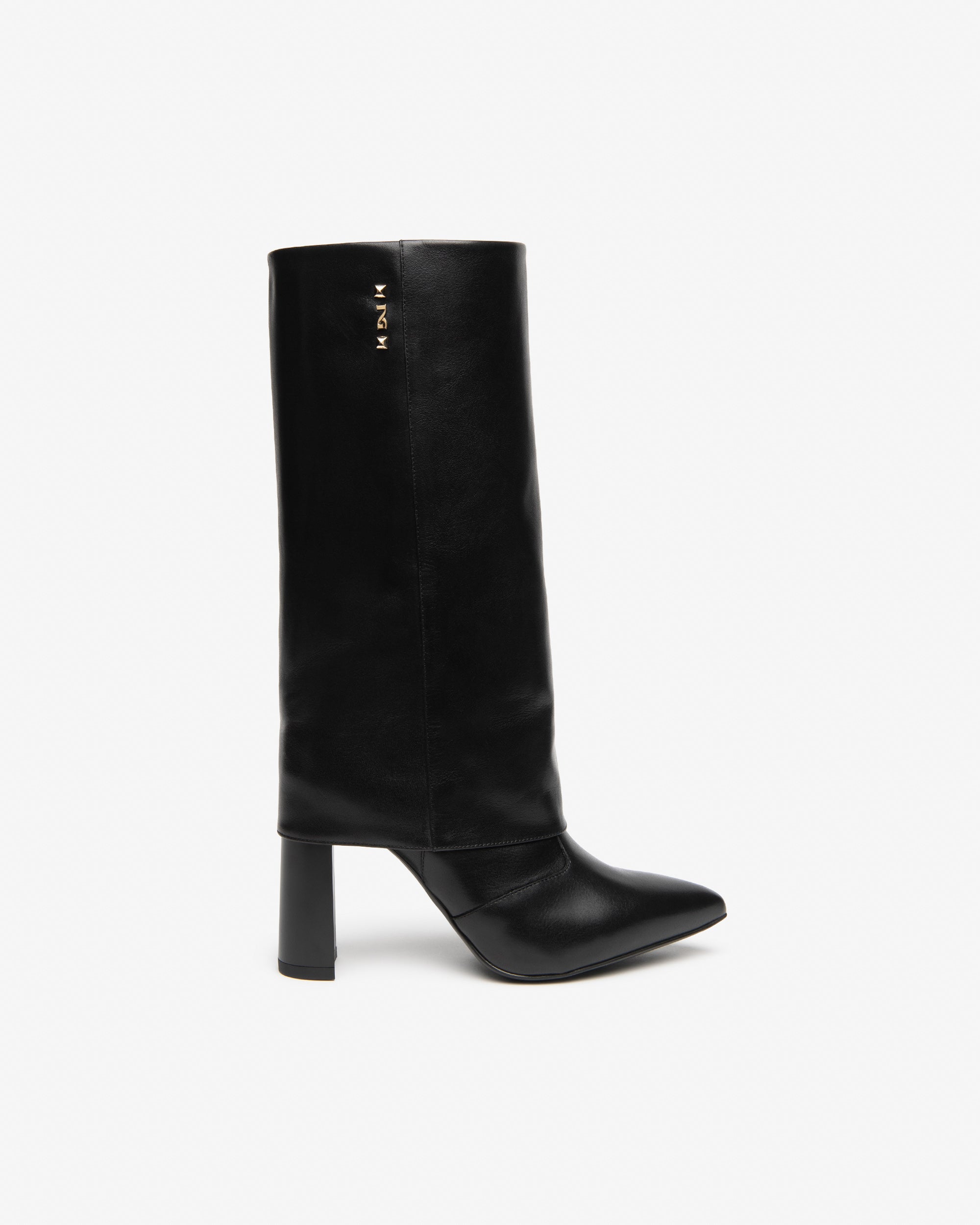 NeroGiardini Bottes bottes cuir femme talon 95 mm hautes