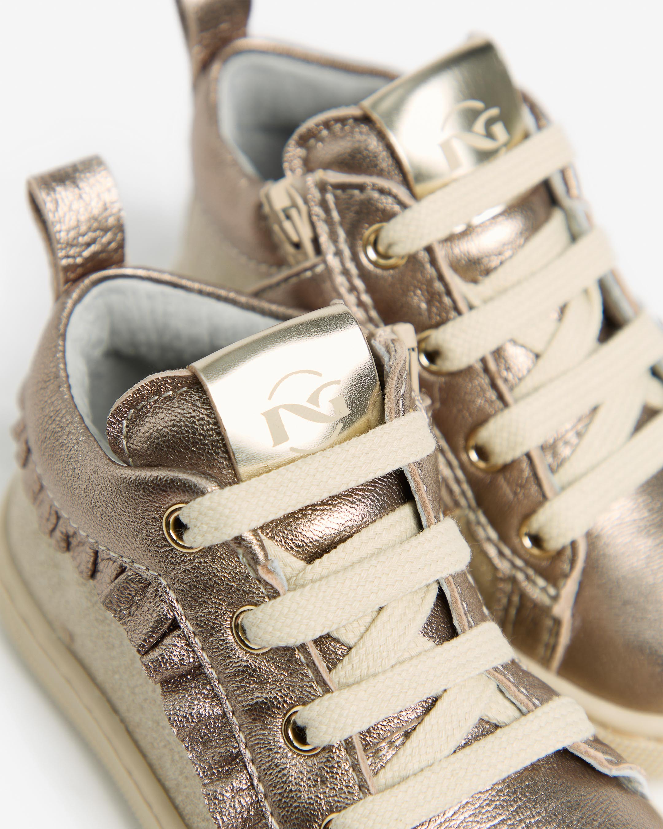 Nerogiardini Sneakers Junior Fille Cuir Technique 19-24