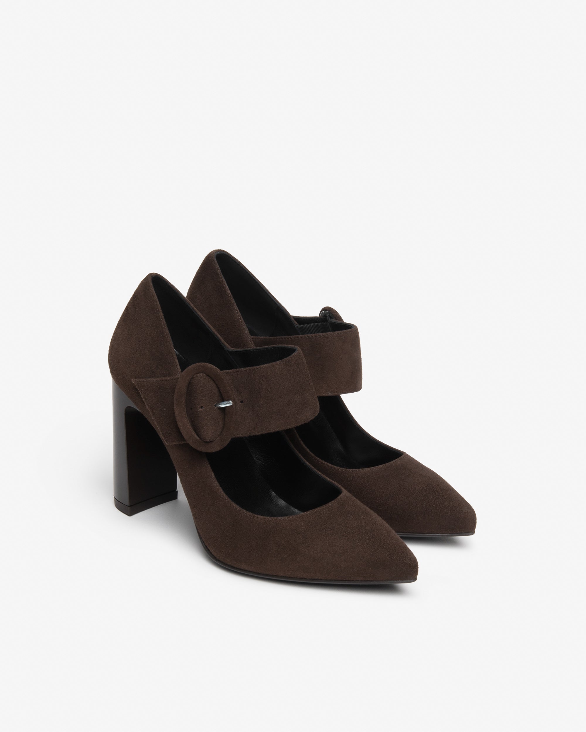 NeroGiardini Mary Jane babies velours noir