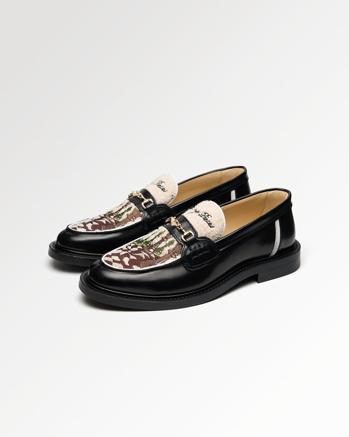 Filling Pieces Loafer Chess Mocassin cuir noir