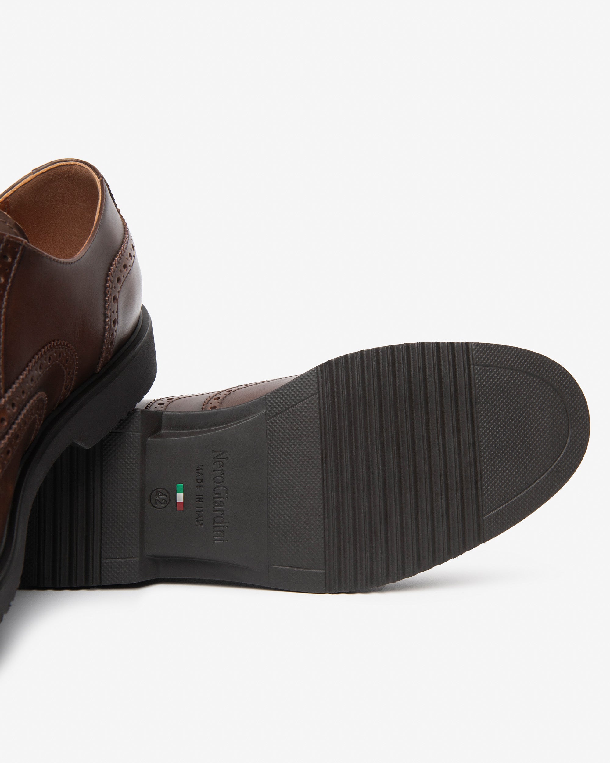 NeroGiardini Richelieu Homme Cuir Lavé Brogue 42