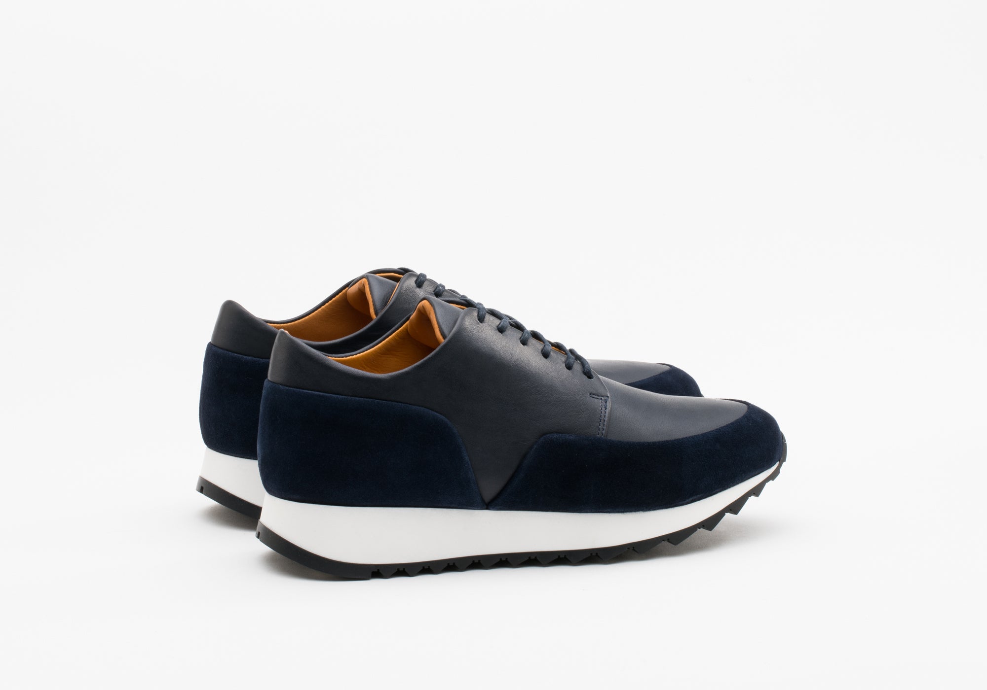 JAK Olympic Sneakers Femme Cuir Navy 38 Confort Ville