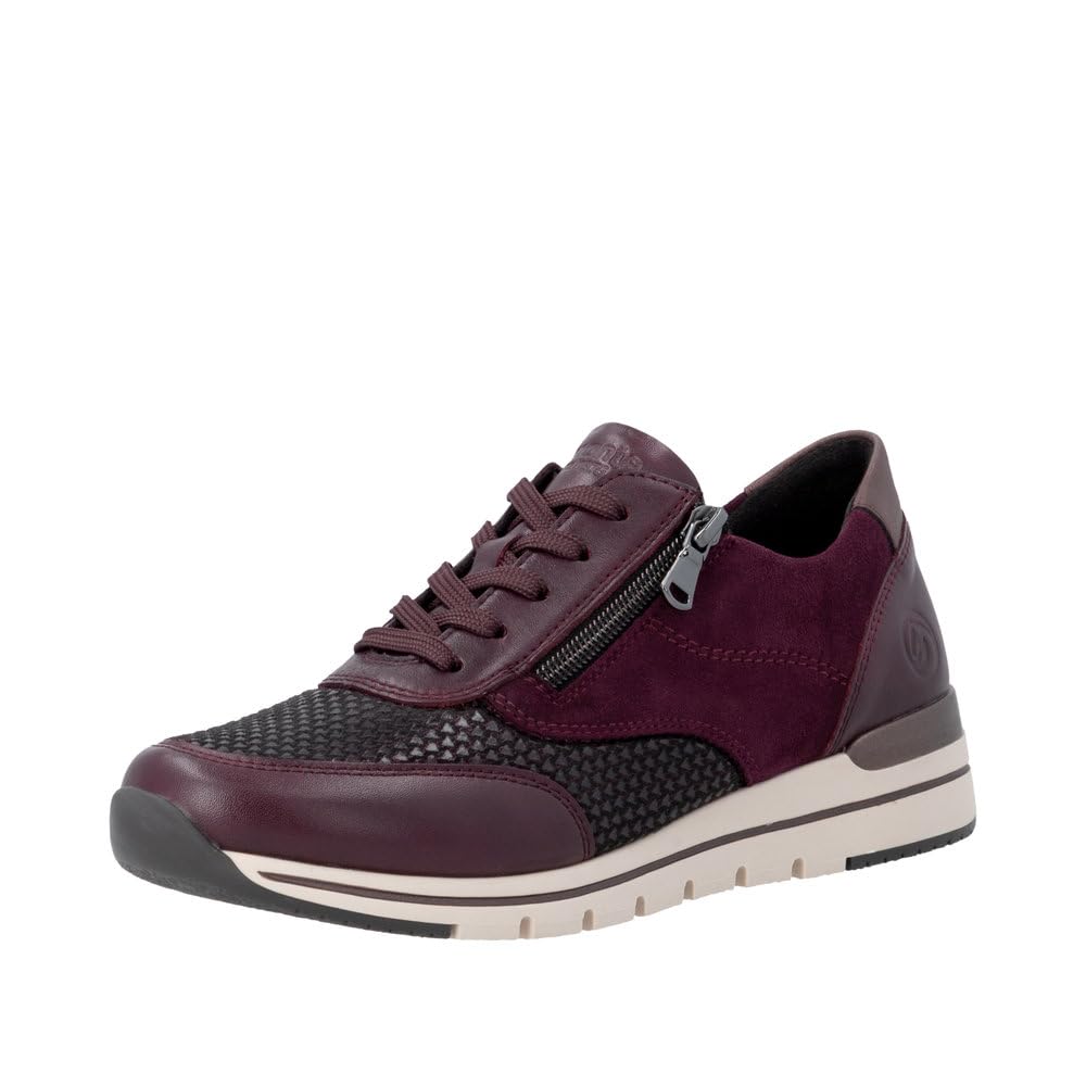 Remonte R6714 baskets femme Rouge stretch largeur confort