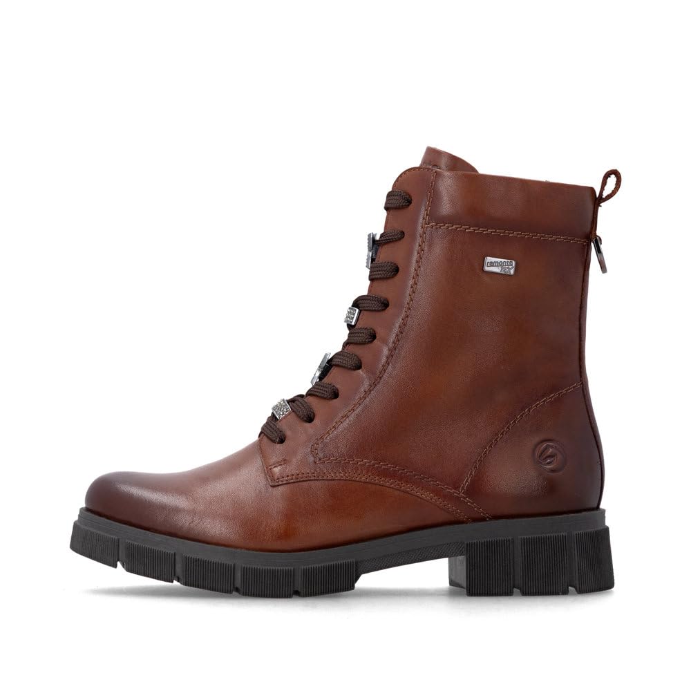 Remonte D2s73-24 Bottes à lacets cuir marron 39 EU
