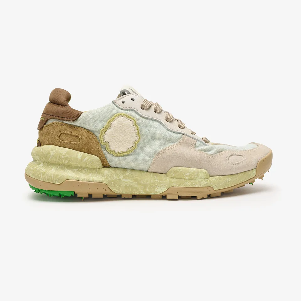 Satorisan Chacrona Linen baskets lin Cloudy Green