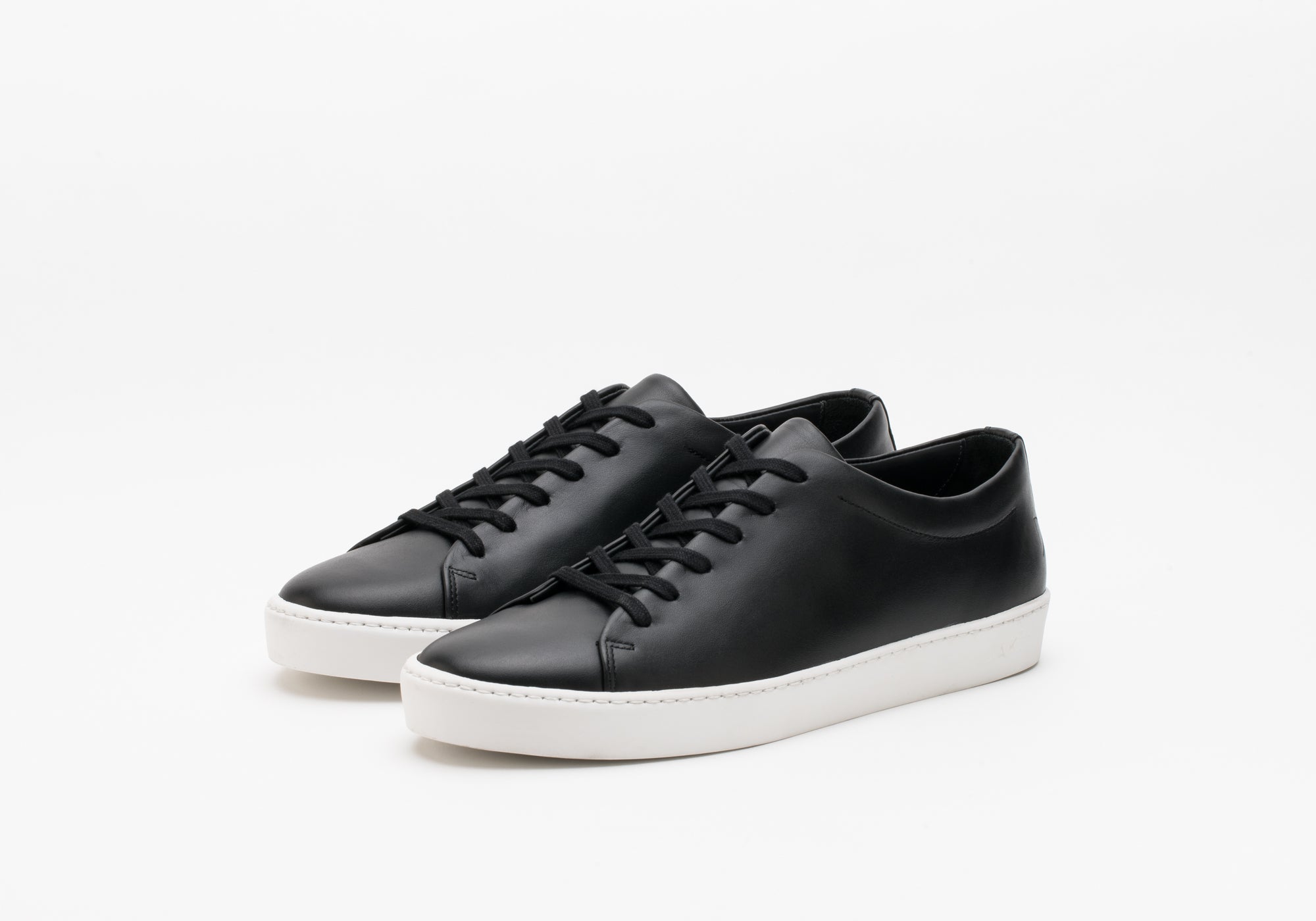 JAK Royal sneakers cuir noir plein grain