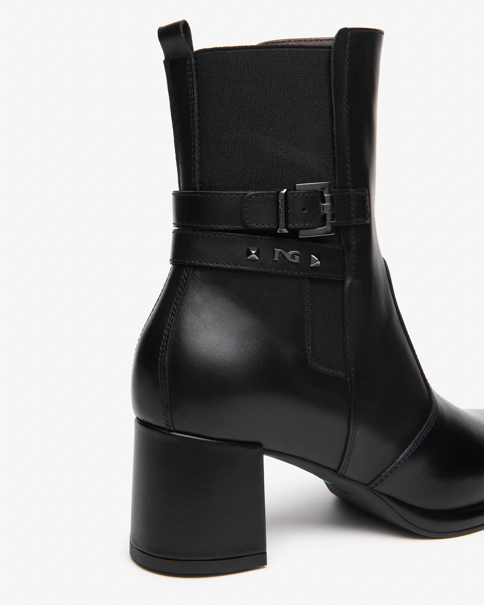 NeroGiardini Bottines Bottines Femme Cuir Tissu Talon 60