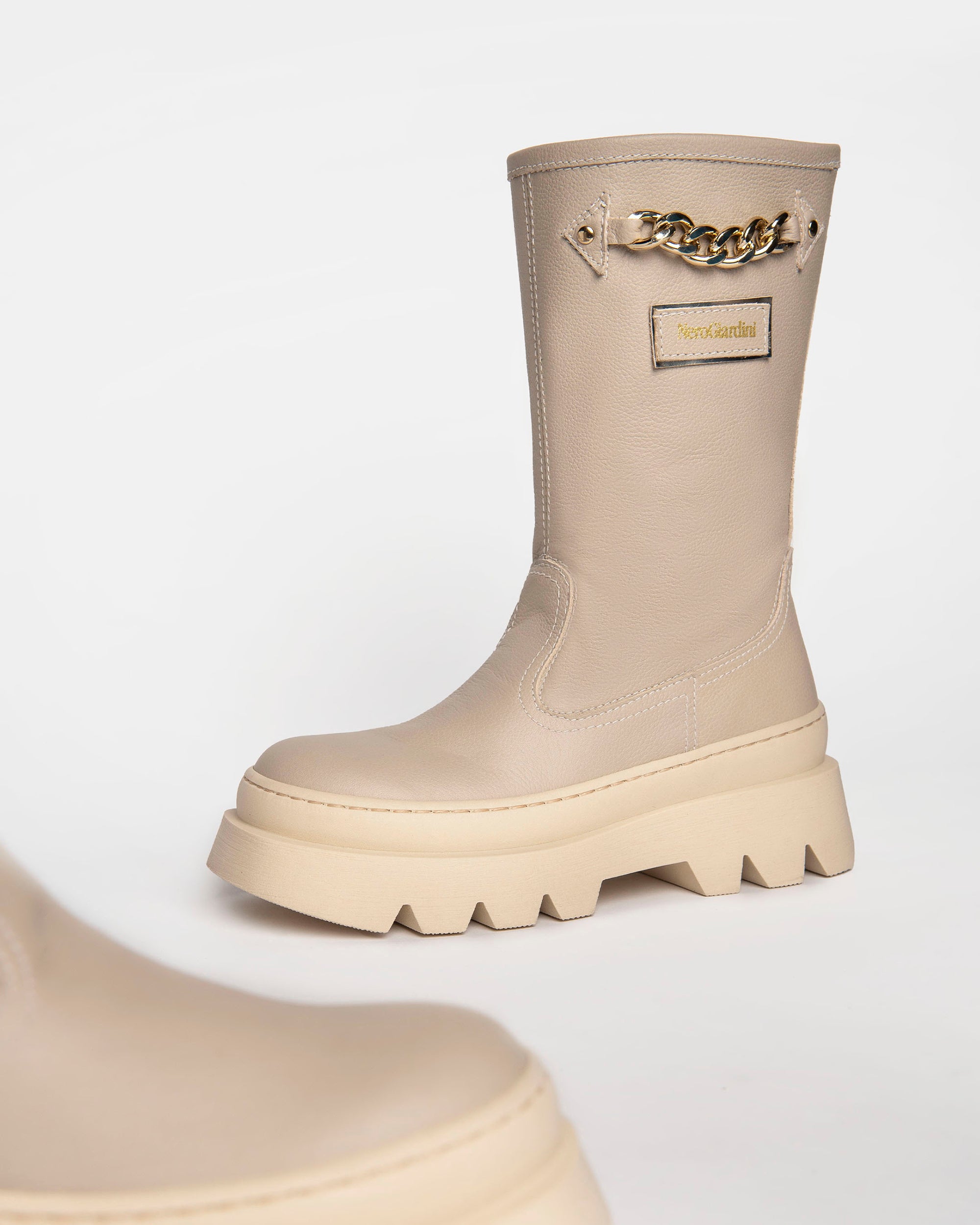 NeroGiardini Bottes Teens Fille Cuir Bottines 35