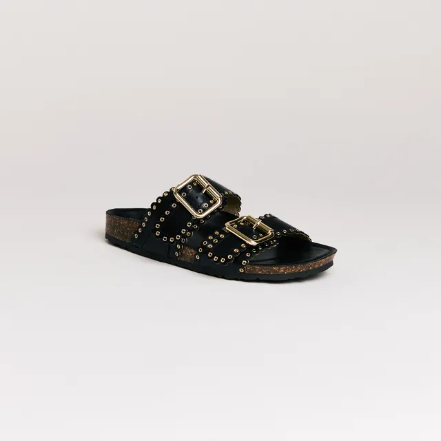 SMR Arianna Oslo mules noires cuir pointure 36-41