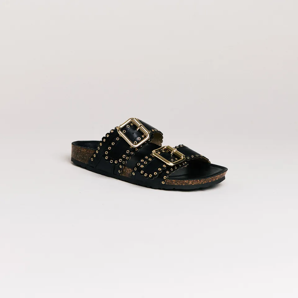 SMR Arianna Oslo mules noires cuir pointure 36-41