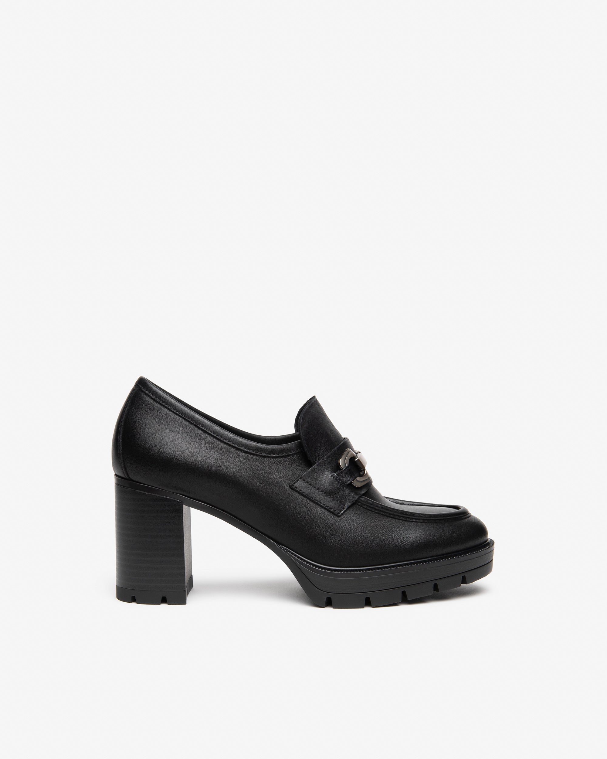 NeroGiardini Mocassins mocassins femme cuir talon 80 mm