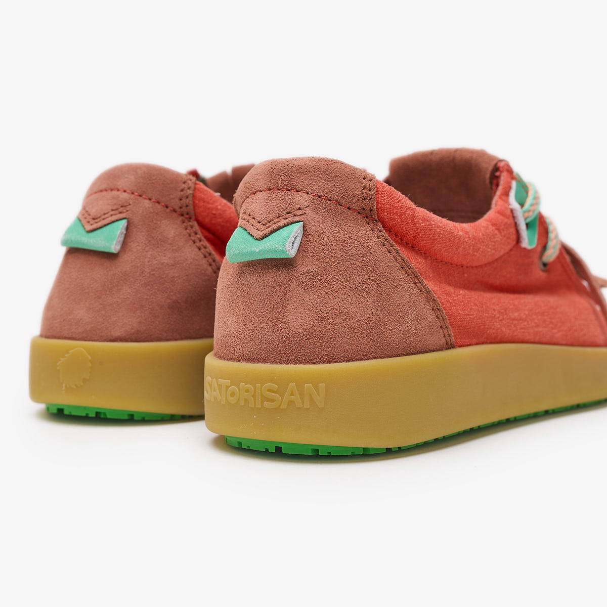 Satorisan Kwahu Montblanc mocassins cuir Rhubarb Juice