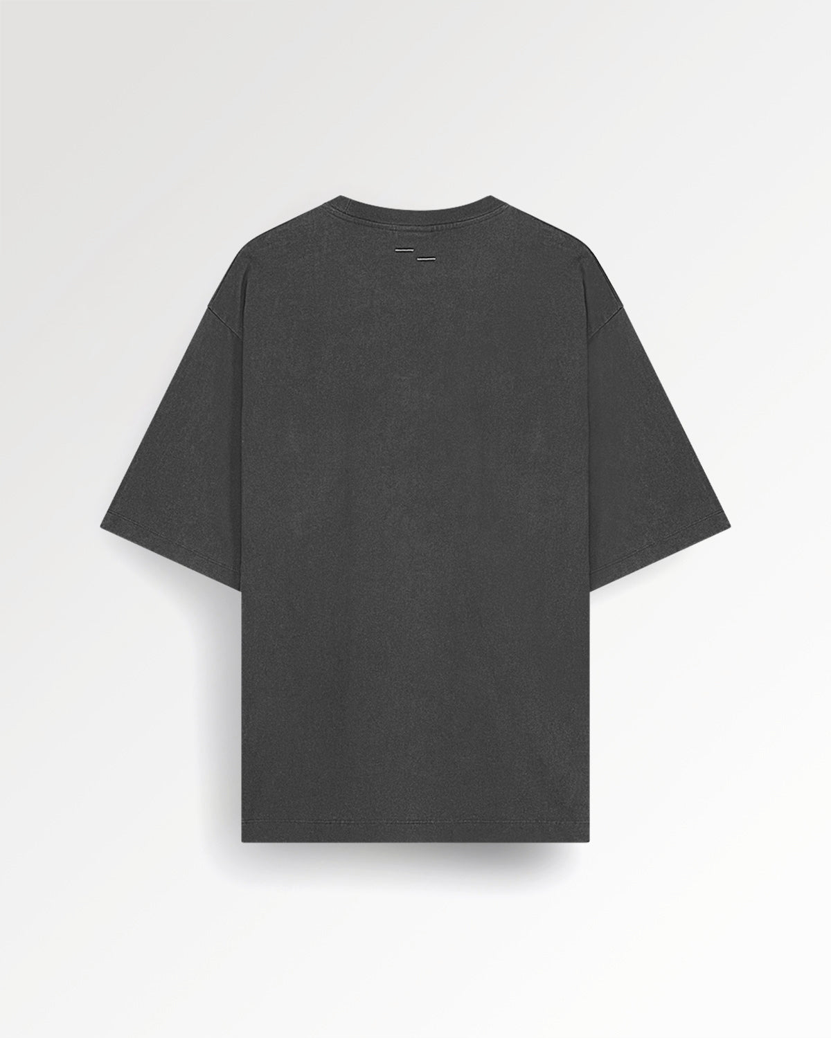 Filling Pieces T-shirt Boxy Embroidered Vintage Black coton