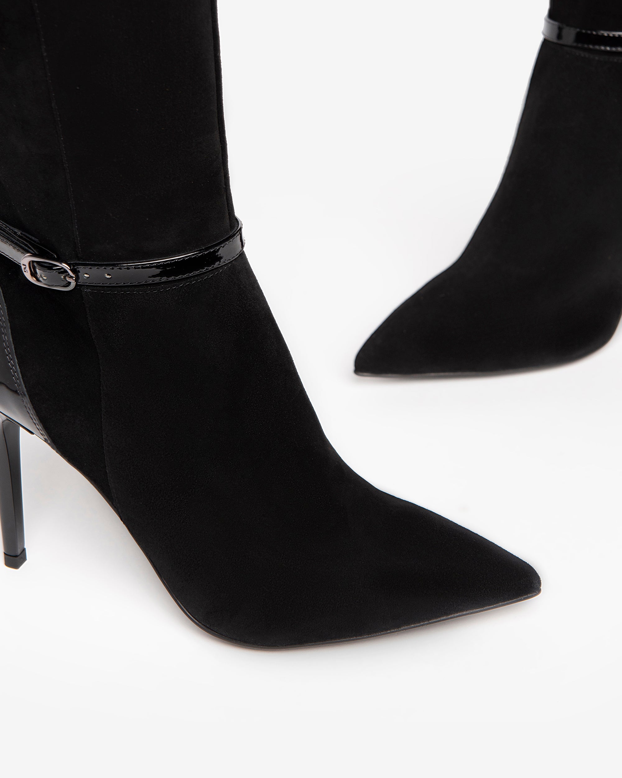NeroGiardini Bottes Femme Velours Vernis 38
