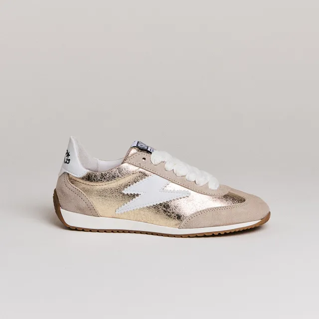 SMR Semerdjian June D485 baskets or cuir metallise