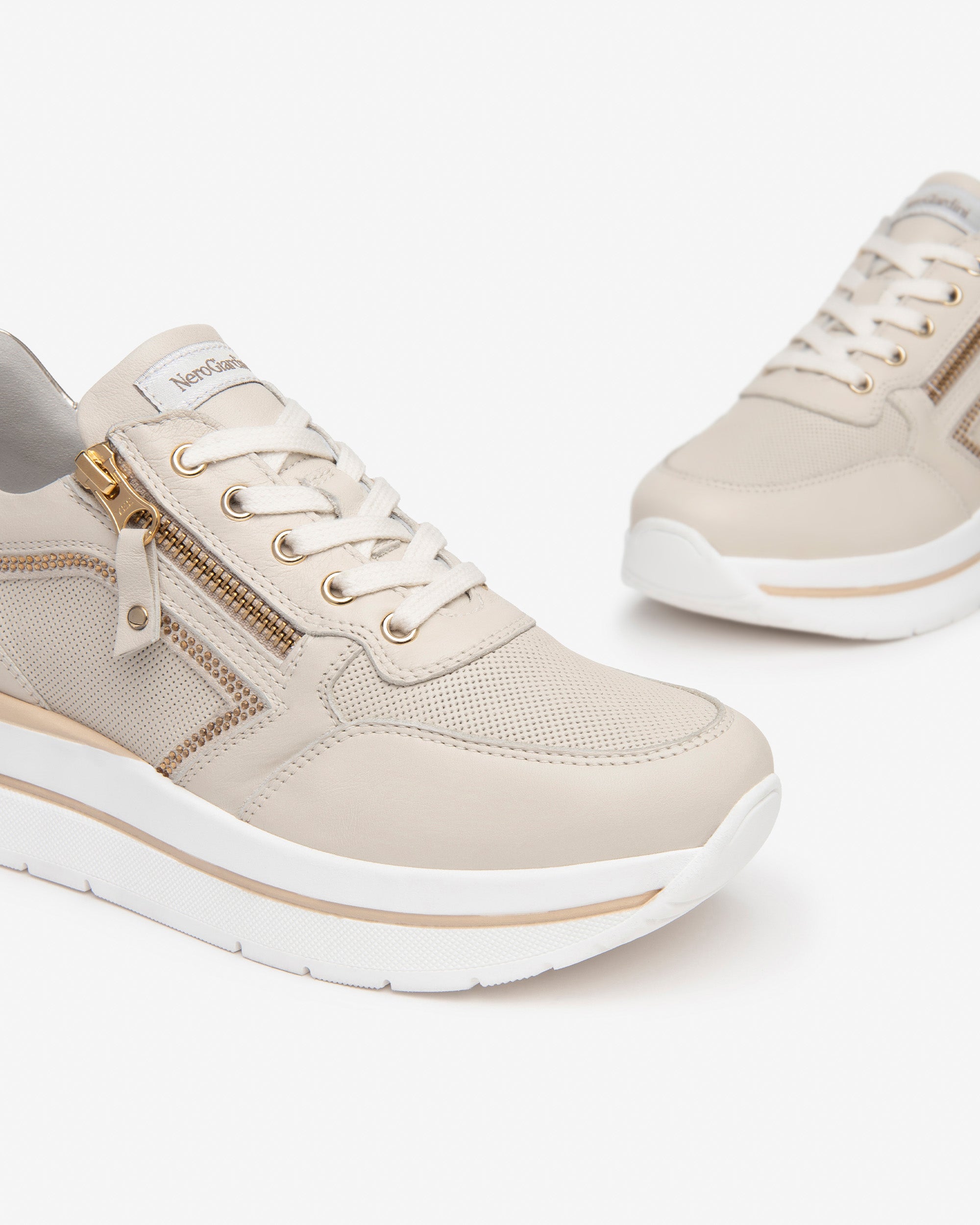 NeroGiardini Sneakers Femme Cuir Suède Confort DryGo