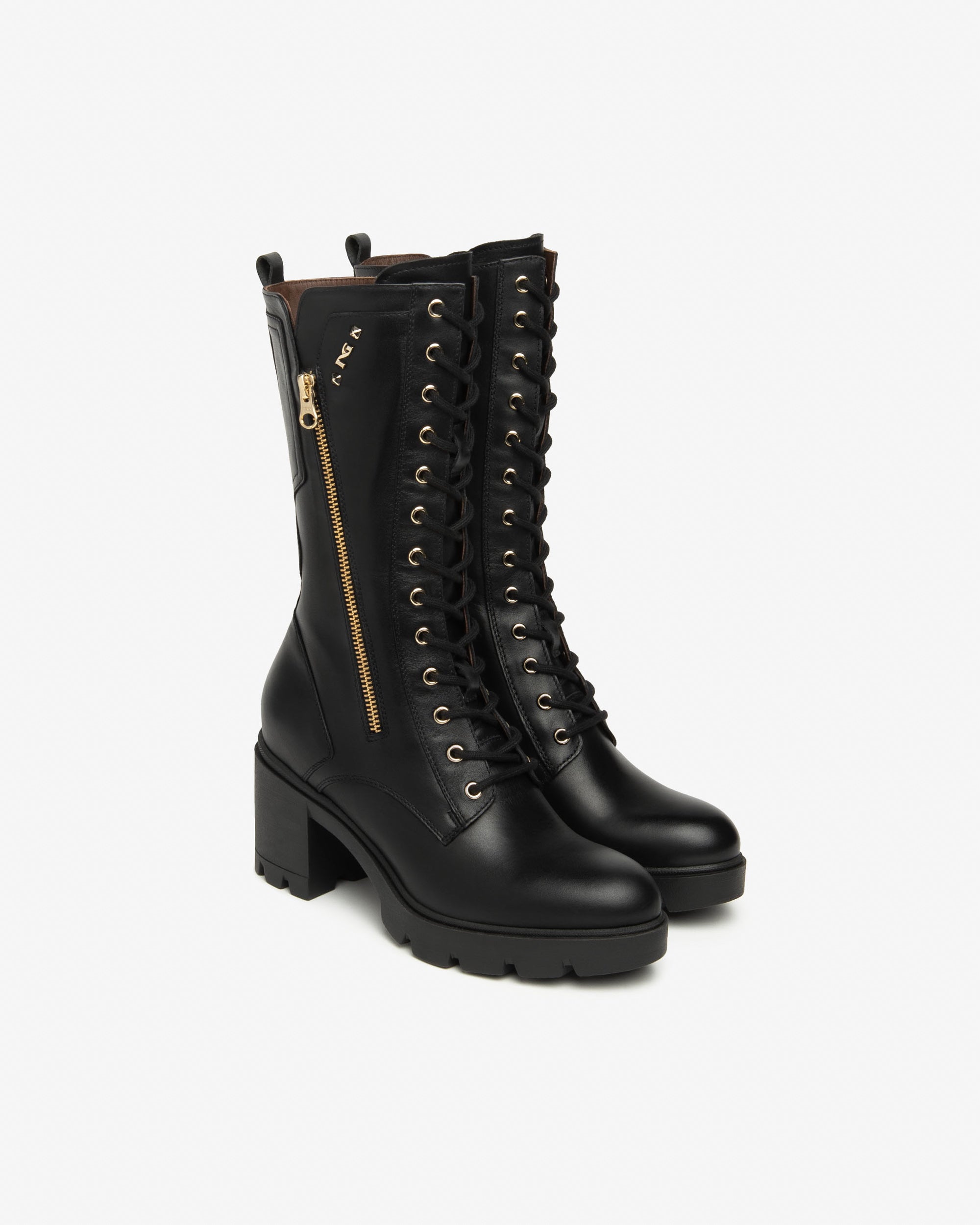 NeroGiardini Bottes Femme Cuir Hiver Ville