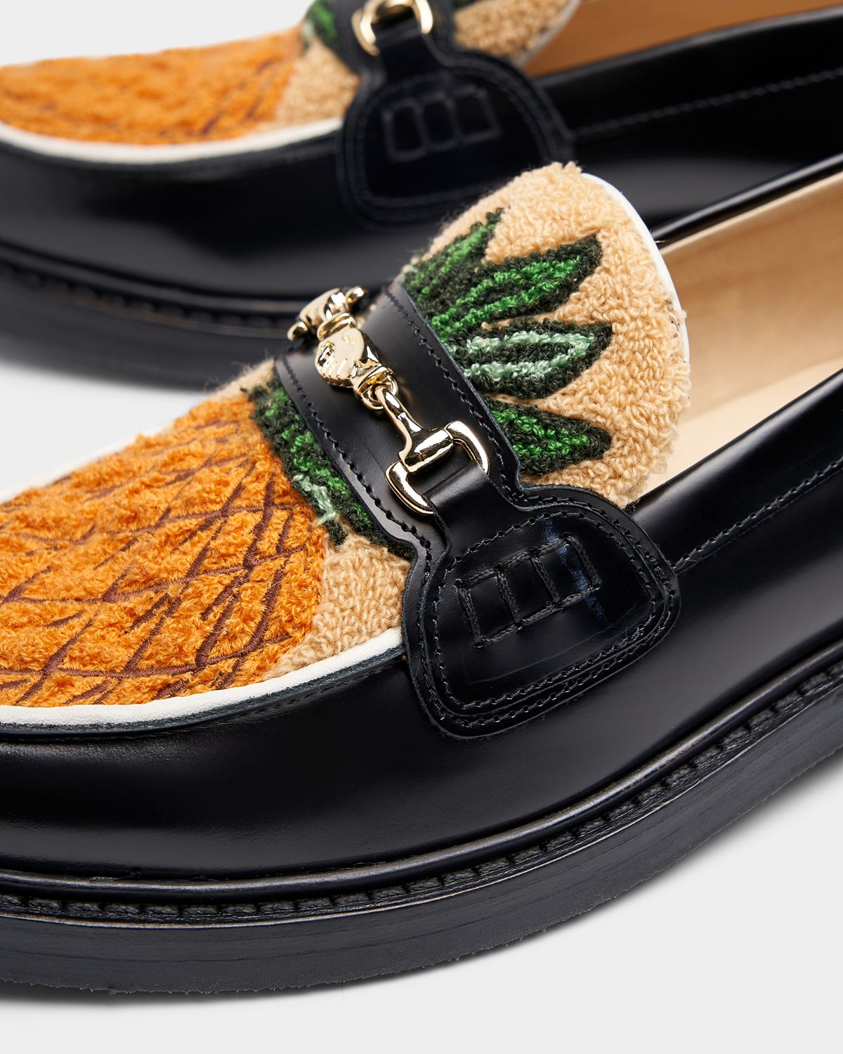 Filling Pieces Loafer Ananas mocassins noirs cuir