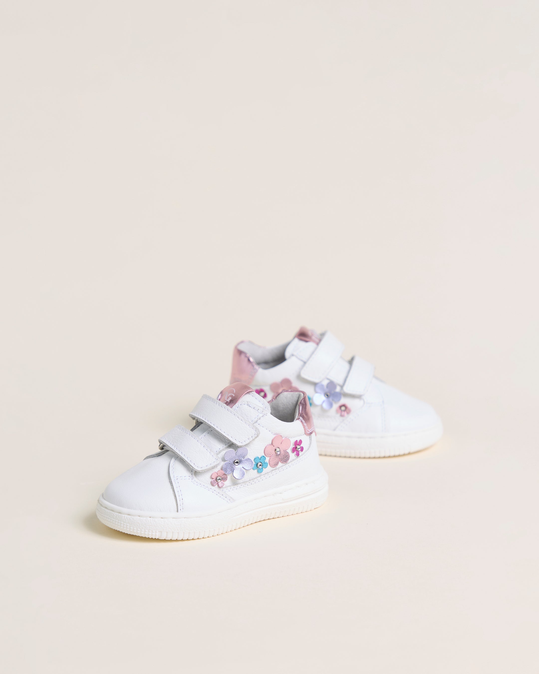 NeroGiardini Sneakers Fille Cuir Technique Cousu Strobel