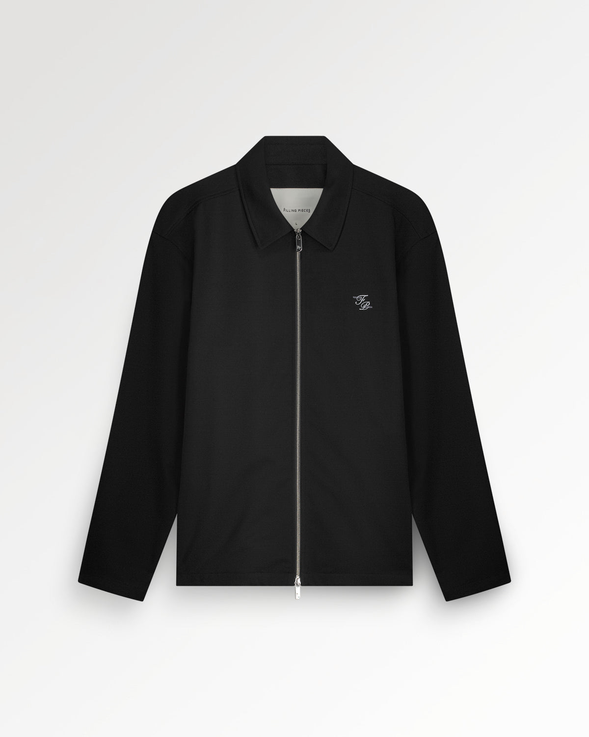 Filling Pieces Coach Jacket veste noire laine twill