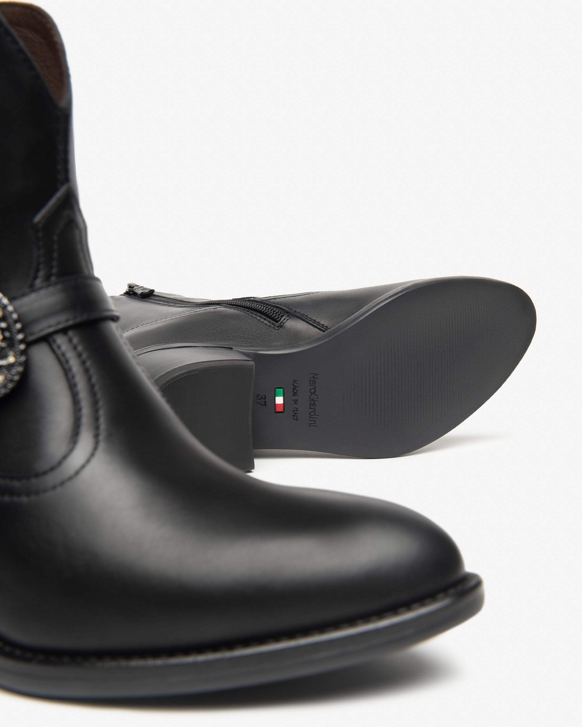 NeroGiardini Bottines femme cuir confort ville