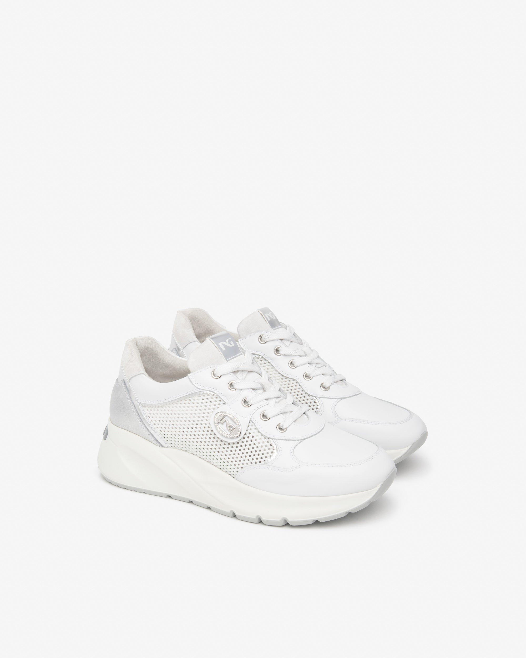 NeroGiardini Sneakers Femme Cuir Toile 35-41 Confort