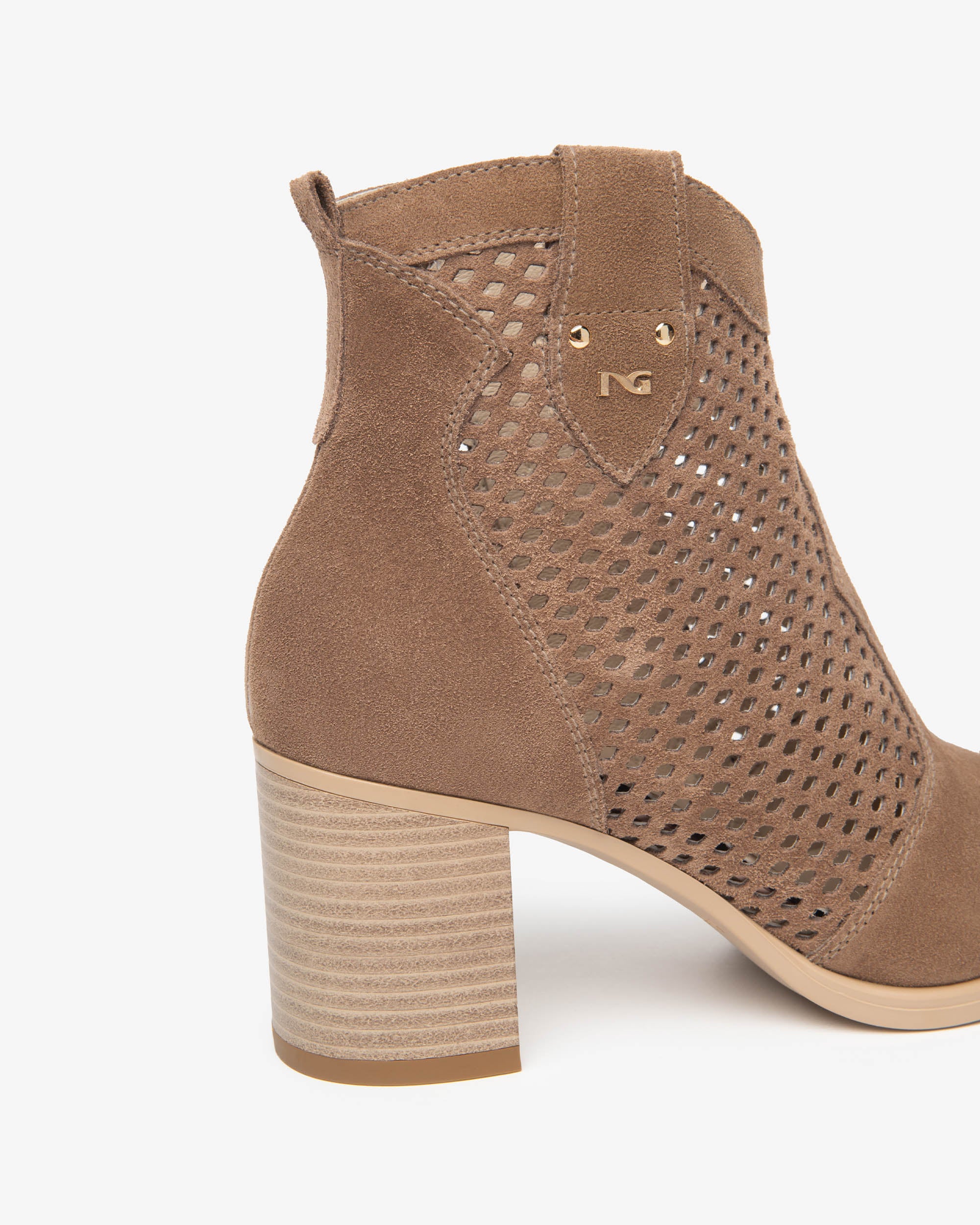 NeroGiardini Bottines Femme Cuir Velours bottines 35-41 made in Italy