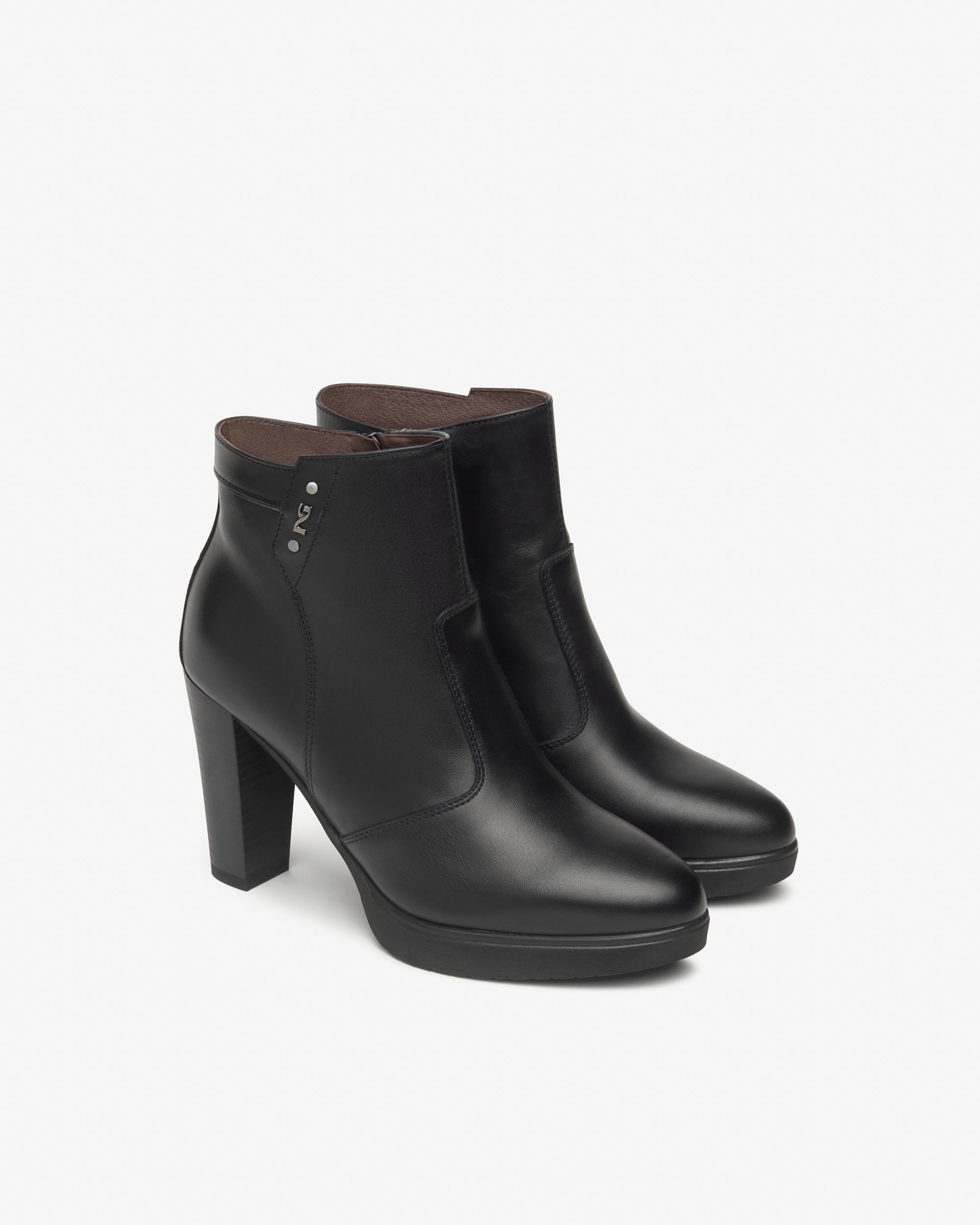 NeroGiardini Bottines bottines femme cuir hiver bureau